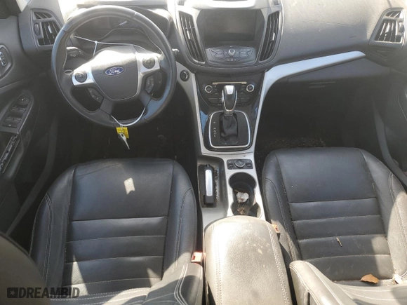2015 Ford C-Max Energi SEL with VIN 1FADP5CU4FL105131, listed as a Copart auction lot 46334945 with 0 mi miles and Salvage Title. Bid and sale history available at carsss.com. Image 8.