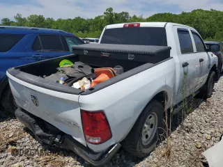 2023 Ram 1500 Tradesman with VIN 3C6RR7KG4PG649569, listed as a Copart auction lot 51796845 with 38,614 mi miles and Salvage title. Bid and sale history available at DreamBid. Image 3.