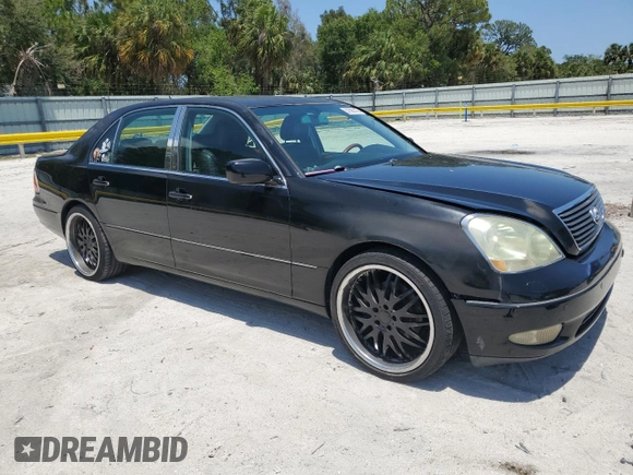 2001 Lexus LS 430 z VIN JTHBN30FX10008011, wystawiony jako Copart lot #57585145 z przebiegiem 218 263 mil mil oraz Czysty tytuł • Clean title. Historia ofert i sprzedaży dostępna na DreamBid. Obrazek 4.