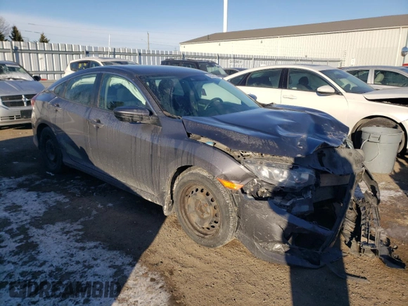 2017 Honda Civic Sedan LX with VIN 2HGFC2F64HH032015, listed as a Copart auction lot 42377955 with 110,391 mi miles and Salvage Title. Bid and sale history available at carsss.com. Image 4.