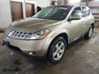 2005 Nissan Murano SL with VIN JN8AZ08T25W328845, listed as a Copart auction lot 44156405 with 218,757 mi miles and Salvage Title. Bid and sale history available at carsss.com. Image 1.