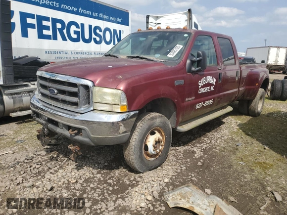 2004 Ford F-350 XL with VIN 1FTWW33P64EA21043, listed as a Copart auction lot 53885105 with Not Provided miles and Clean Title. Bid and sale history available at DreamBid. Image 1.
