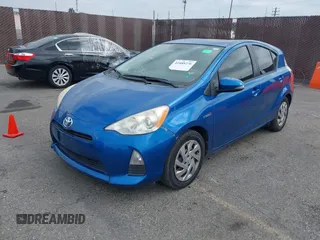 2012 Toyota Prius One with VIN JTDKDTB39C1527314, listed as a IAAI auction lot 41888276 with Not Provided miles. Bid and sale history available at carsss.com. Image 2.