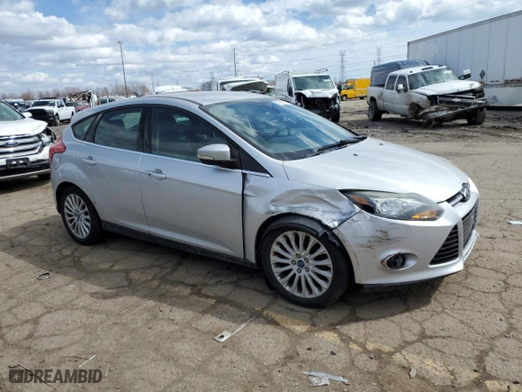 2012 Ford Focus Titanium with VIN 1FAHP3N2XCL479899, listed as a Copart auction lot 50183315 with NaN miles and Clean Title. Bid and sale history available at carsss.com. Image 4.