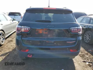 2018 Jeep Compass Trailhawk with VIN 3C4NJDDB5JT139499, listed as a Copart auction lot 48491975 with 115,466 mi miles and Salvage Title. Bid and sale history available at carsss.com. Image 6.