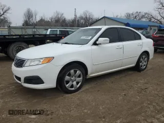 2010 Kia Optima LX with VIN KNAGG4A82A5396326, listed as a Copart auction lot 44158505 with Not Provided miles and Salvage Title. Bid and sale history available at carsss.com. Image 1.