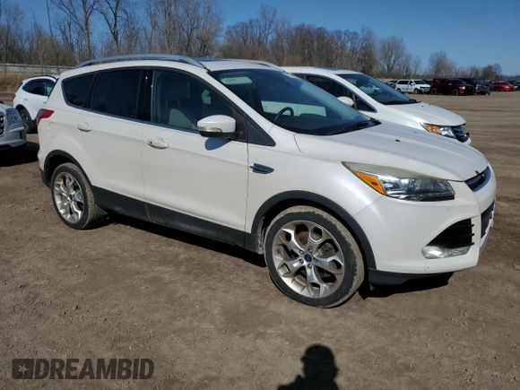 2014 Ford Escape Titanium with VIN 1FMCU9JX6EUE38406, listed as a Copart auction lot 52959165 with 190,990 mi miles and Clean Title. Bid and sale history available at carsss.com. Image 4.