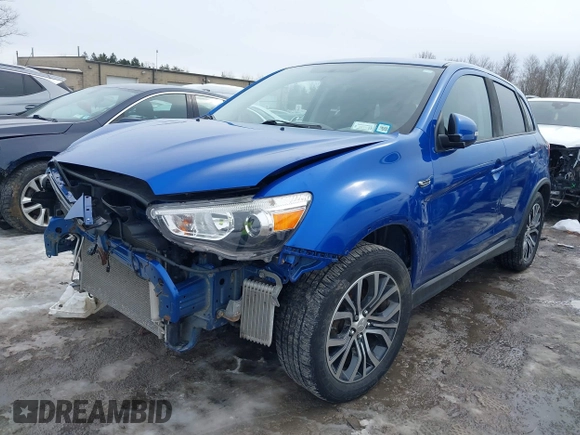 2018 Mitsubishi Outlander Sport ES 2.0 with VIN JA4AR3AUXJU020449, listed as a IAAI auction lot 41694600 with 87,433 mi miles. Bid and sale history available at carsss.com. Image 18.