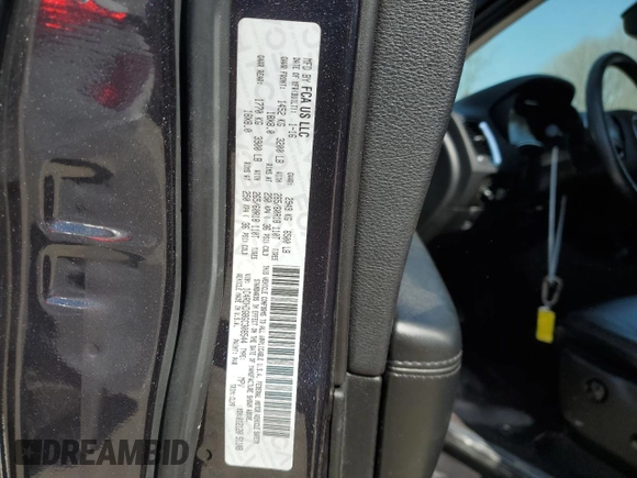 2016 Dodge Durango Limited with VIN 1C4RDHDG8GC308544, listed as a Copart auction lot 48218835 with 55,088 mi miles and Salvage title. Bid and sale history available at DreamBid. Image 14.