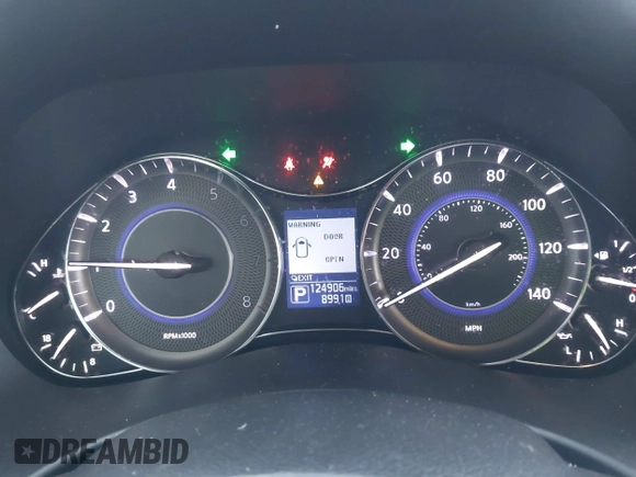2017 Infiniti QX80 with VIN JN8AZ2NE9H9158598, listed as a IAAI auction lot 41326752 with 124,906 mi miles. Bid and sale history available at carsss.com. Image 7.
