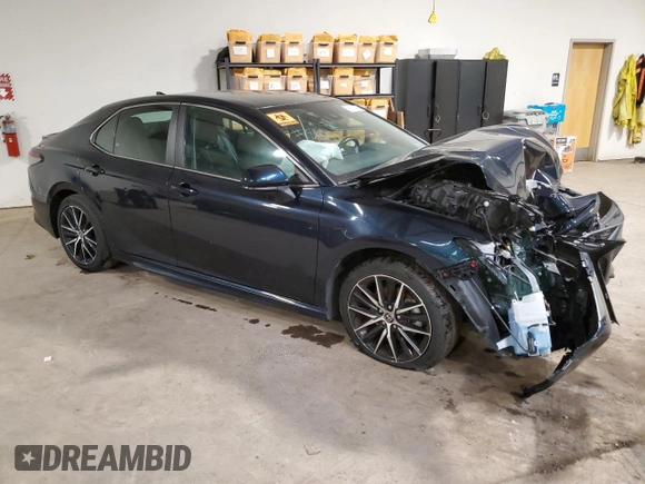 2021 Toyota Camry SE Nightshade with VIN 4T1G11AK3MU423568, listed as a Copart auction lot 59218464 with 63,456 mi miles and Salvage Title. Bid and sale history available at carsss.com. Image 4.