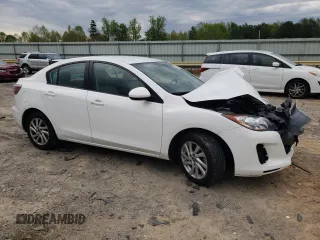 2013 Mazda 3 i Touring with VIN JM1BL1V78D1819110, listed as a Copart auction lot 53026535 with 77,212 mi miles and Salvage Title. Bid and sale history available at DreamBid. Image 4.