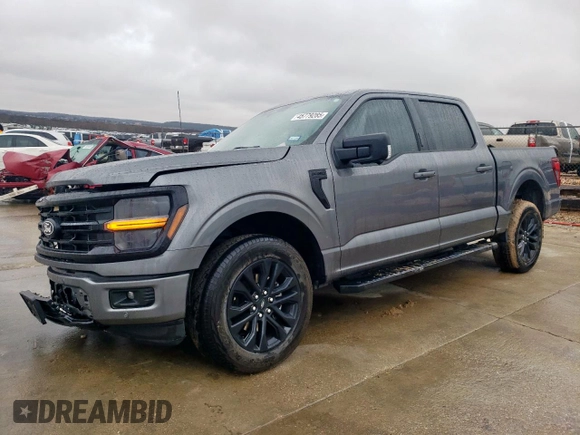 2024 Ford F-150 XLT with VIN 1FTFW3L55RFA14004, listed as a Copart auction lot 45779285 with 14,944 mi miles and Salvage Title. Bid and sale history available at carsss.com. Image 1.
