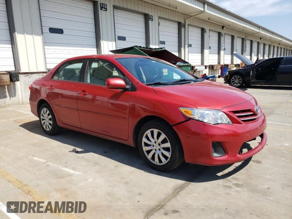 2013 Toyota Corolla L with VIN 2T1BU4EE1DC967124, listed as a Copart auction lot 52697915 with 206,278 mi miles and Salvage Title. Bid and sale history available at DreamBid. Image 4.