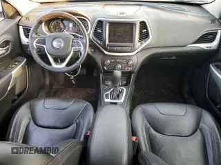 2018 Jeep Cherokee Overland with VIN 1C4PJMJX0JD593786, listed as a Copart auction lot 75319844 with 69,761 mi miles and Salvage Title. Bid and sale history available at carsss.com. Image 8.