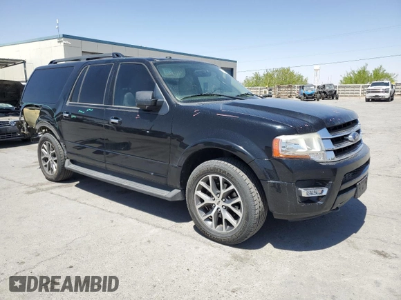 2017 Ford Expedition Max XLT with VIN 1FMJK1JT3HEA58675, listed as a Copart auction lot 51079865 with 183,636 mi miles and Salvage title. Bid and sale history available at DreamBid. Image 4.