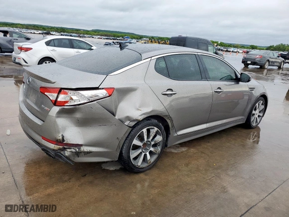 2012 Kia Optima SX with VIN 5XXGR4A61CG067241, listed as a Copart auction lot 51925775 with 158,853 mi miles and Salvage Title. Bid and sale history available at carsss.com. Image 3.