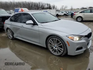 2014 BMW 3 Series 335i with VIN WBA3A9G58ENS64283, listed as a Copart auction lot 44530535 with 101,006 mi miles and Salvage Title. Bid and sale history available at carsss.com. Image 4.