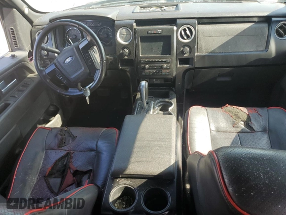 2012 Ford F-150 XL with VIN 1FTFW1ET0CFB06984, listed as a Copart auction lot 61338755 with 204,847 mi miles and Salvage title. Bid and sale history available at DreamBid. Image 8.