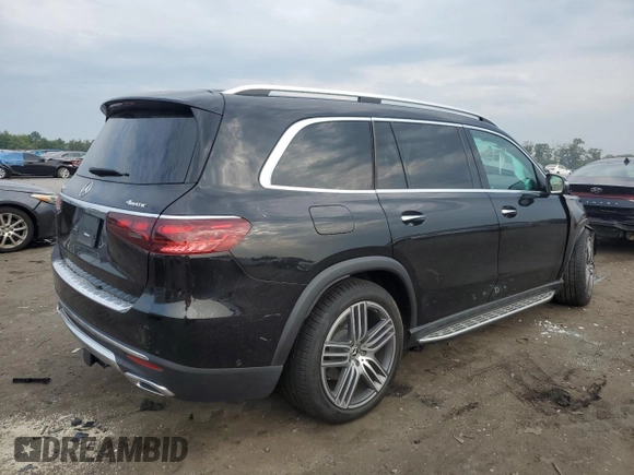 2024 Mercedes-Benz GLS 450 with VIN 4JGFF5KE7RB057873, listed as a Copart auction lot 68994884 with 18,749 mi miles and Salvage Title. Bid and sale history available at DreamBid. Image 3.