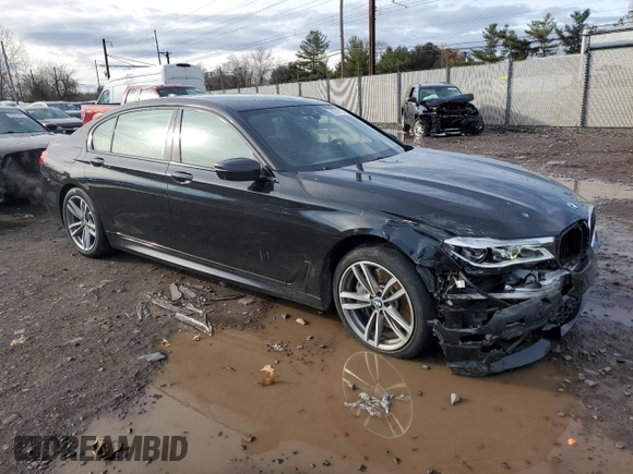 2017 BMW 7 Series ALPINA B7 xDrive with VIN WBA7F2C57HG421617, listed as a Copart auction lot 85318774 with 73,502 mi miles and Salvage title. Bid and sale history available at DreamBid. Image 4.
