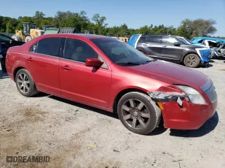 2010 Mercury Milan Premier with VIN 3MEHM0JG3AR649567, listed as a Copart auction lot 52168995 with 223,149 mi miles and Salvage Title. Bid and sale history available at carsss.com. Image 4.