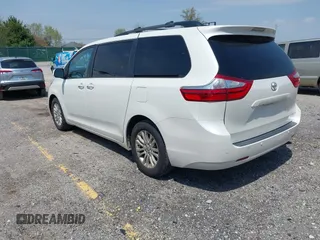 2017 Toyota Sienna XLE Auto Access Seat with VIN 5TDYZ3DC7HS865605, listed as a IAAI auction lot 42027590 with 152,599 mi miles and . Bid and sale history available at DreamBid. Image 3.