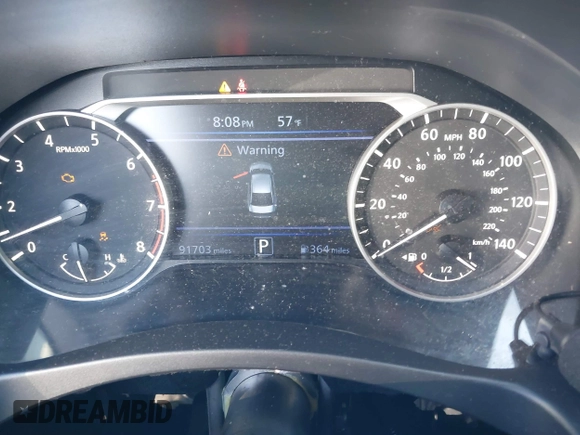 2020 Nissan Altima S with VIN 1N4BL4BV7LC222754, listed as a IAAI auction lot 41483237 with 91,703 mi miles and . Bid and sale history available at carsss.com. Image 7.