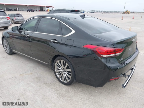 2019 Hyundai Genesis 5.0L with VIN KMHGN4JF4KU291345, listed as a IAAI auction lot 41973574 with 68,924 mi miles. Bid and sale history available at carsss.com. Image 3.