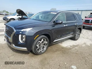 2022 Hyundai Palisade Calligraphy z VIN KM8R7DHE4NU432497, wystawiony jako Copart lot #53377165 z przebiegiem 57 662 mil mil oraz Szkoda całkowita • Salvage title. Historia ofert i sprzedaży dostępna na DreamBid. Obrazek 1.