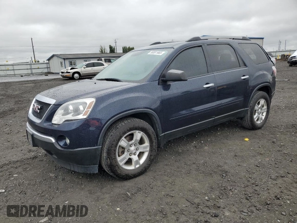 2012 GMC Acadia SL with VIN 1GKKVNED5CJ344932, listed as a Copart auction lot 56881965 with 112,313 mi miles and Salvage title. Bid and sale history available at DreamBid. Image 1.