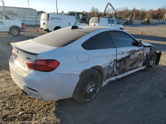 2017 BMW M4 with VIN WBS3R9C37HA014327, listed as a Copart auction lot 78916074 with NaN miles and Salvage Title. Bid and sale history available at carsss.com. Image 3.