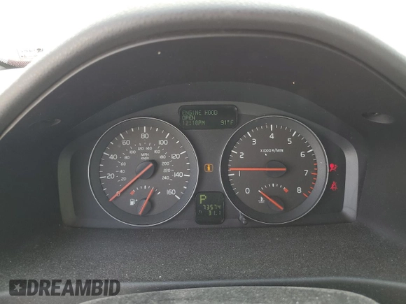 2010 Volvo S40 with VIN YV1382MS2A2511030, listed as a Copart auction lot 48656765 with 73,574 mi miles and Salvage Title. Bid and sale history available at carsss.com. Image 9.