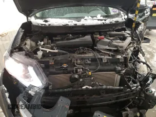 2017 Nissan Rogue SV with VIN KNMAT2MV7HP596269, listed as a Copart auction lot 50871375 with 61,676 mi miles and Salvage title. Bid and sale history available at DreamBid. Image 12.
