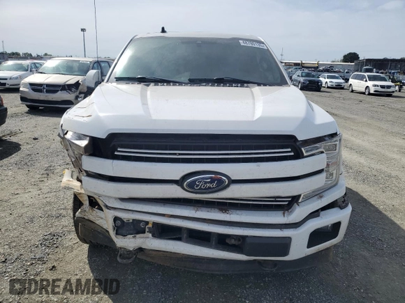 2019 Ford F-150 XL with VIN 1FTFW1E11KFB63482, listed as a Copart auction lot 48780135 with 0 mi miles and Salvage Title. Bid and sale history available at carsss.com. Image 5.