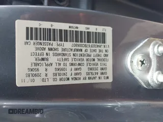 2011 Acura TSX z VIN JH4CU2F67BC006807, wystawiony jako IAAI lot #42473747 z przebiegiem 119 372 mil mil oraz . Historia ofert i sprzedaży dostępna na DreamBid. Obrazek 9.