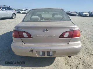 1998 Toyota Corolla VE with VIN 1NXBR18E9WZ035430, listed as a Copart auction lot 59362195 with Not provided miles and Salvage title. Bid and sale history available at DreamBid. Image 6.