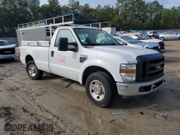 2008 Ford F-250 z VIN 1FDNF20518EE09582, wystawiony jako Copart lot #46505405 z przebiegiem 167 669 mil mil oraz Nie do naprawy • Non repairable. Historia ofert i sprzedaży dostępna na DreamBid. Obrazek 4.