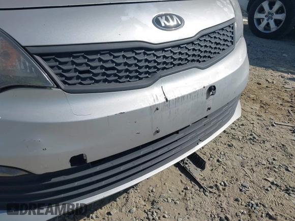 2016 Kia Rio LX with VIN KNADM4A37G6658991, listed as a IAAI auction lot 42092386 with 97,410 mi miles. Bid and sale history available at carsss.com. Image 5.