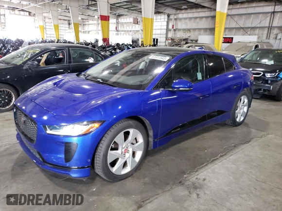 2019 Jaguar I-Pace SE z VIN SADHC2S19K1F63743, wystawiony jako Copart lot #61911943 z przebiegiem 33 776 mil mil oraz . Historia ofert i sprzedaży dostępna na DreamBid. Obrazek 1.