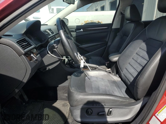 2015 Volkswagen Passat SEL Premium with VIN 1VWCV7A3XFC057374, listed as a Copart auction lot 61545815 with 114,549 mi miles and Clean title. Bid and sale history available at DreamBid. Image 7.