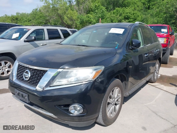 2016 Nissan Pathfinder SL with VIN 5N1AR2MN0GC631184, listed as a IAAI auction lot 42062247 with 129,722 mi miles. Bid and sale history available at carsss.com. Image 17.