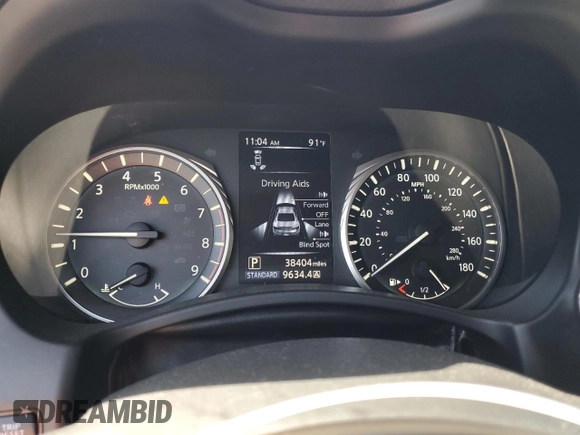 2021 Infiniti Q60 Red Sport 400 with VIN JN1FV7LK5MM530077, listed as a Copart auction lot 52732985 with 38,404 mi miles and Salvage title. Bid and sale history available at DreamBid. Image 11.