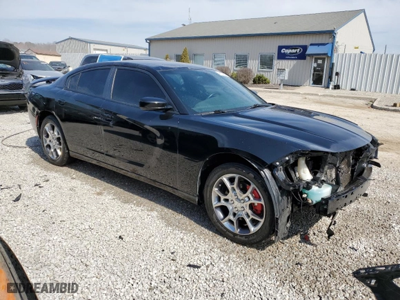 2016 Dodge Charger SXT with VIN 2C3CDXJG7GH238072, listed as a Copart auction lot 48774635 with 156,018 mi miles and Salvage Title. Bid and sale history available at carsss.com. Image 4.