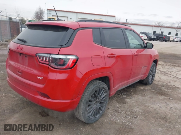 2023 Jeep Compass Limited with VIN 3C4NJDCN3PT543972, listed as a IAAI auction lot 41512777 with 45,464 mi miles and . Bid and sale history available at carsss.com. Image 4.