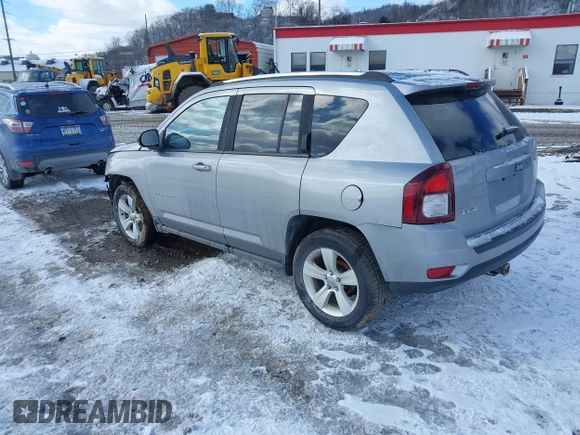 2015 Jeep Compass Sport with VIN 1C4NJDBB1FD206616, listed as a IAAI auction lot 41595052 with 112,836 mi miles. Bid and sale history available at carsss.com. Image 3.