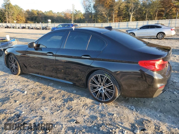 2017 BMW 5 Series 540i with VIN WBAJE5C33HG914381, listed as a Copart auction lot 82557424 with 193,882 mi miles and Salvage Title. Bid and sale history available at carsss.com. Image 2.