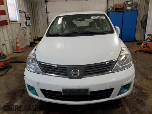 2009 Nissan Versa S with VIN 3N1BC13E99L483911, listed as a Copart auction lot 51591235 with Not Provided miles and Salvage Title. Bid and sale history available at DreamBid. Image 5.