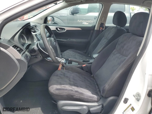 2013 Nissan Sentra SV with VIN 3N1AB7AP3DL667501, listed as a Copart auction lot 52216945 with 158,247 mi miles and Salvage Title. Bid and sale history available at carsss.com. Image 7.