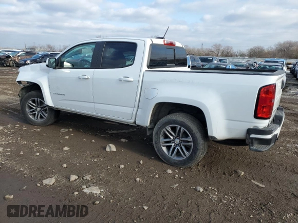 2022 Chevrolet Colorado 4WD LT with VIN 1GCGTCEN5N1244627, listed as a Copart auction lot 80997994 with 55,261 mi miles and Salvage title. Bid and sale history available at DreamBid. Image 2.